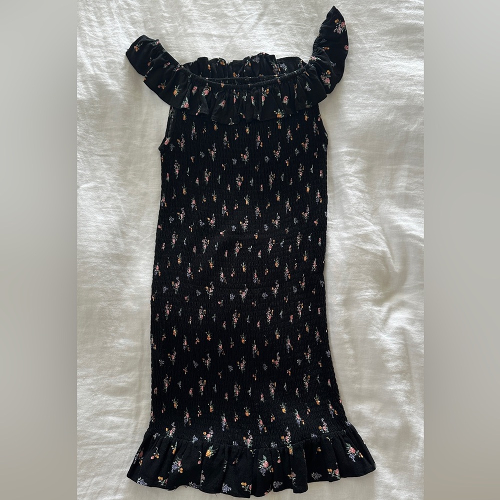 Floral bodycon mini dress